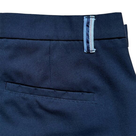 Zara Man Slim-Fit Viscose-Blend Pants | 30 | Blue - Picture 10 of 11